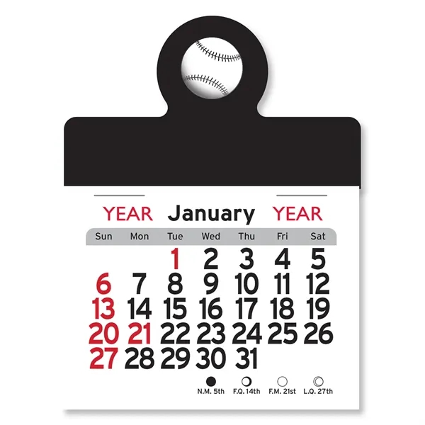 Baseball Peel-N-Stick® Calendar - Image 4