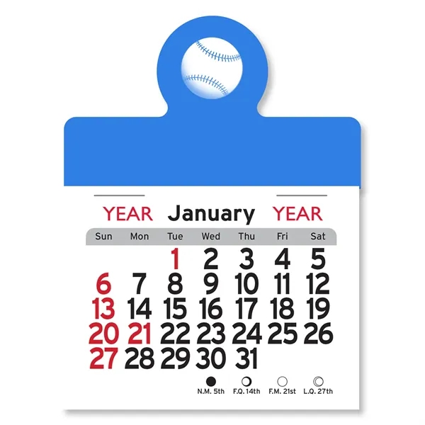 Baseball Peel-N-Stick® Calendar - Image 8