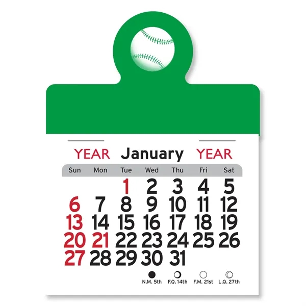 Baseball Peel-N-Stick® Calendar - Image 10
