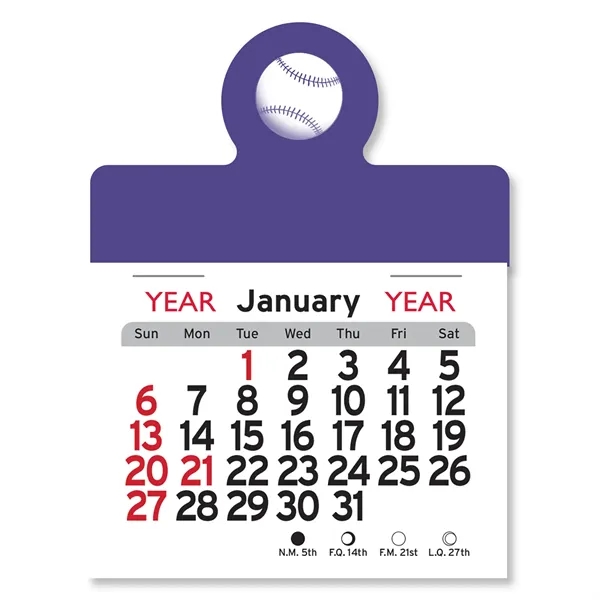 Baseball Peel-N-Stick® Calendar - Image 19