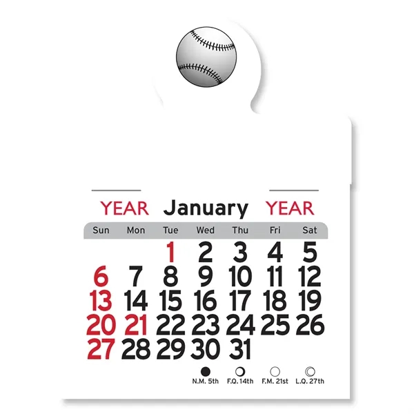 Baseball Peel-N-Stick® Calendar - Image 24