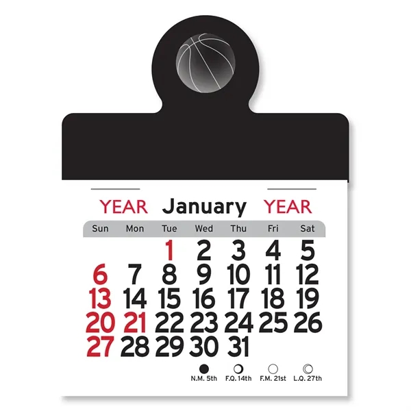 Basketball Peel-N-Stick® Calendar - Image 4