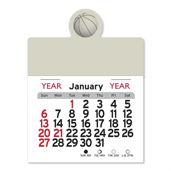 Basketball Peel-N-Stick® Calendar - Image 5