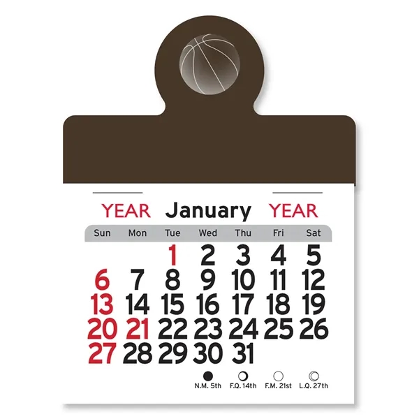 Basketball Peel-N-Stick® Calendar - Image 6