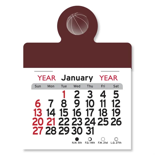 Basketball Peel-N-Stick® Calendar - Image 7
