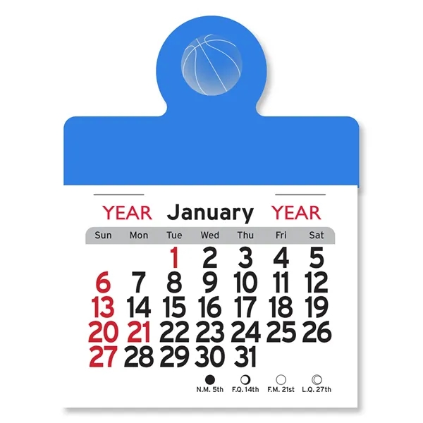 Basketball Peel-N-Stick® Calendar - Image 8