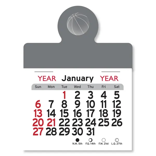 Basketball Peel-N-Stick® Calendar - Image 11