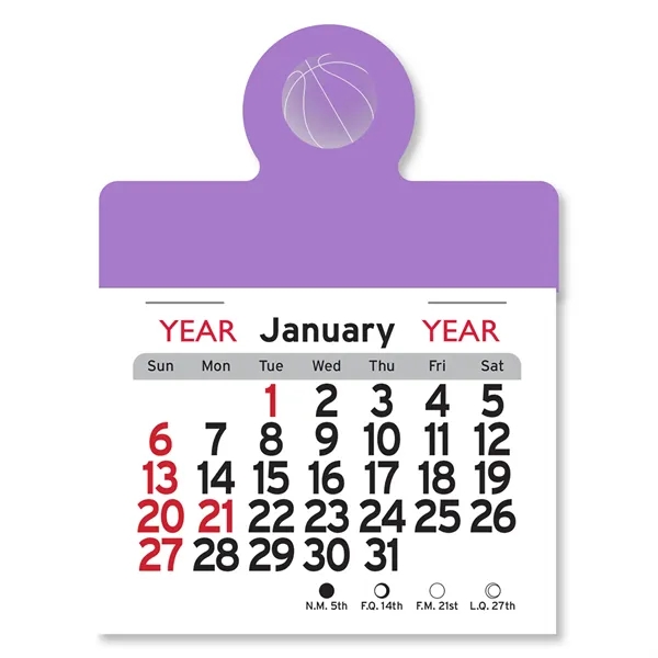Basketball Peel-N-Stick® Calendar - Image 14