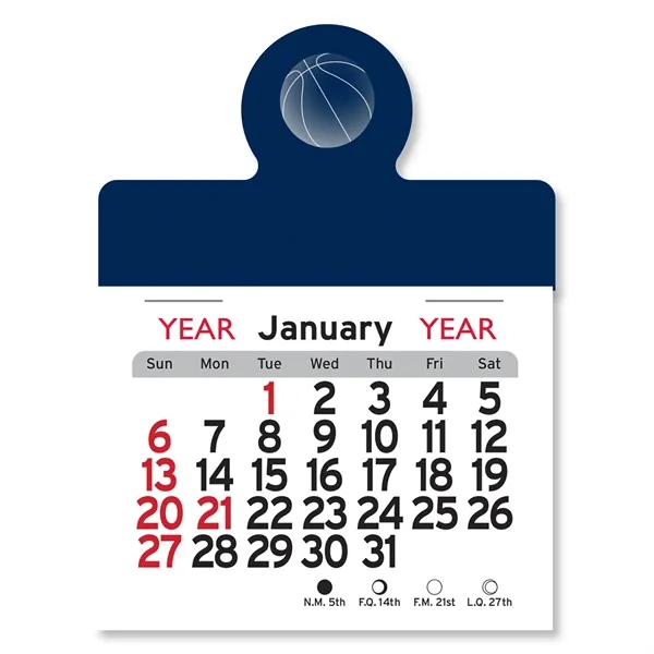 Basketball Peel-N-Stick® Calendar - Image 16