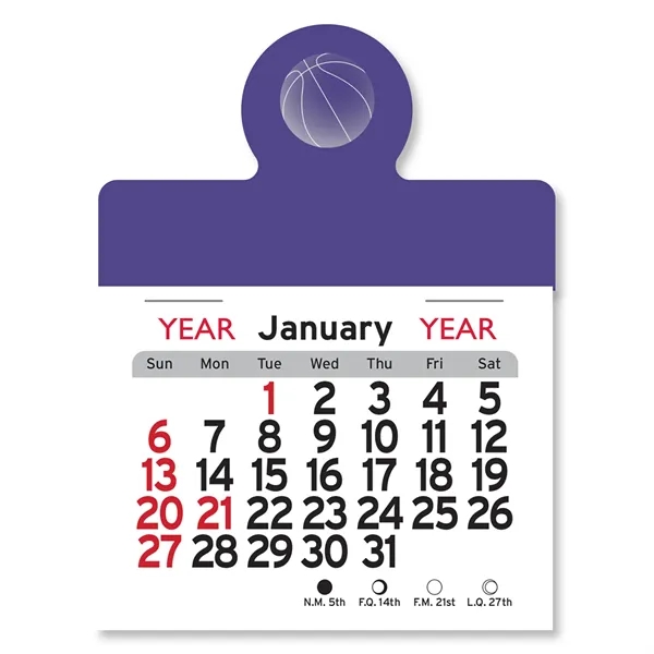 Basketball Peel-N-Stick® Calendar - Image 19