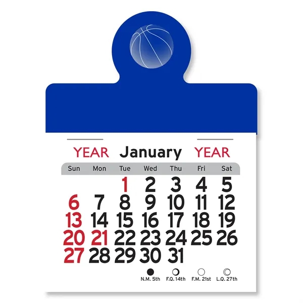 Basketball Peel-N-Stick® Calendar - Image 21
