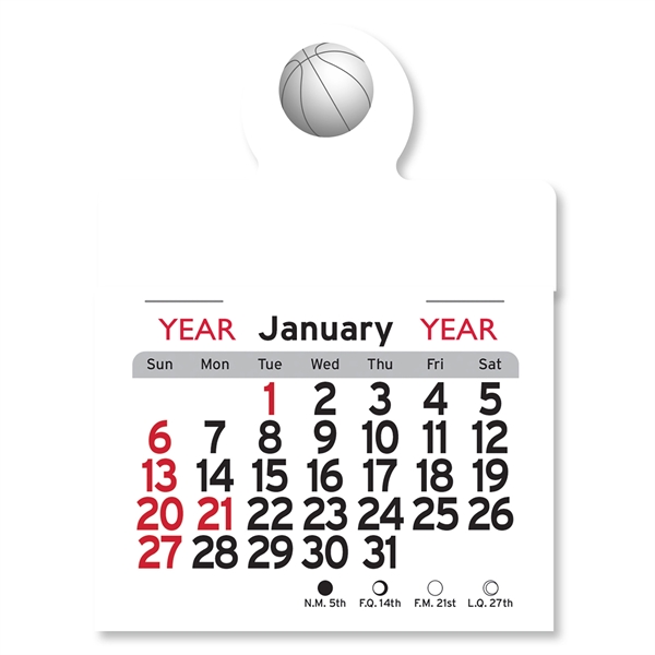 Basketball Peel-N-Stick® Calendar - Image 24