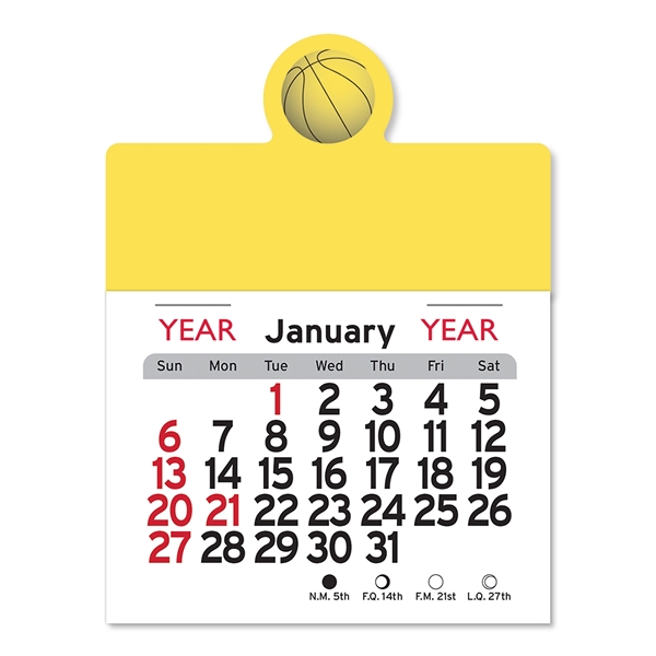 Basketball Peel-N-Stick® Calendar - Image 25
