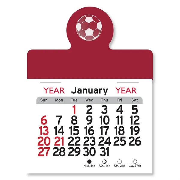 Soccer Peel-N-Stick® Calendar - Image 9