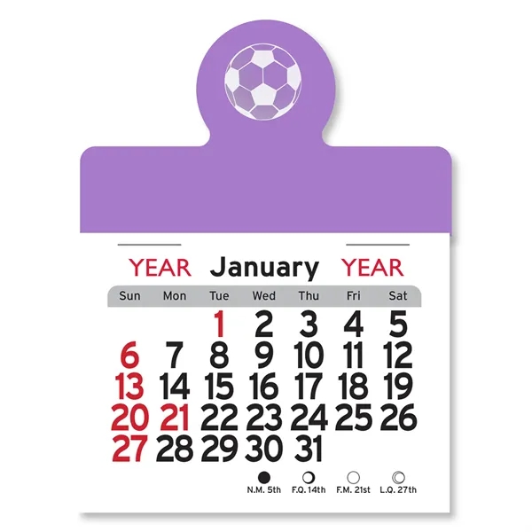 Soccer Peel-N-Stick® Calendar - Image 14