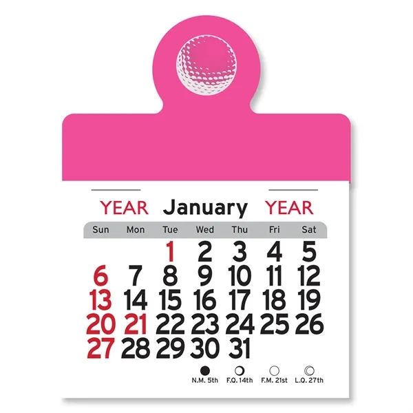 Golf Ball Peel-N-Stick® Calendar - Image 13