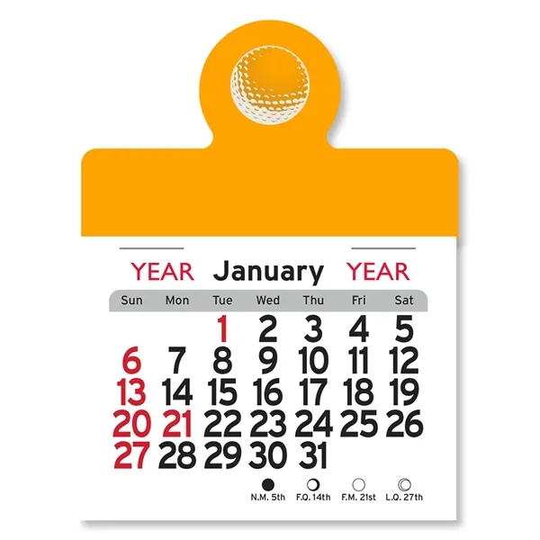 Golf Ball Peel-N-Stick® Calendar - Image 15