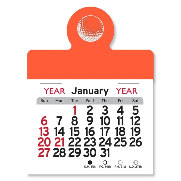 Golf Ball Peel-N-Stick® Calendar - Image 17