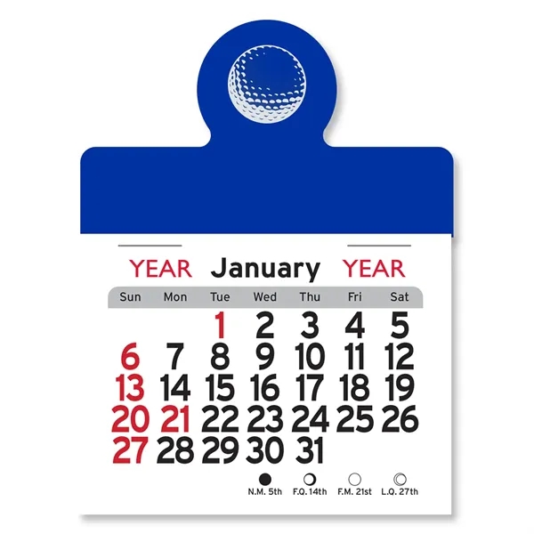 Golf Ball Peel-N-Stick® Calendar - Image 21