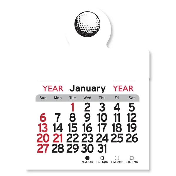 Golf Ball Peel-N-Stick® Calendar - Image 24