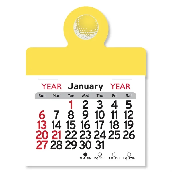 Golf Ball Peel-N-Stick® Calendar - Image 25