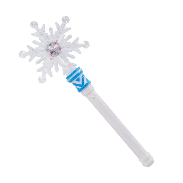 LED Snowflake Wand with Light-Up Handle - Image 2