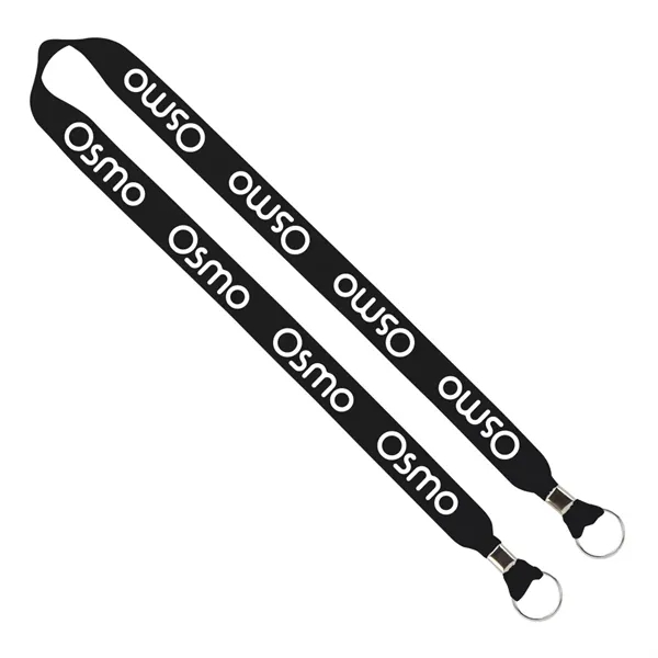 Import Rush 1" Polyester 2-Ended Lanyard with Crimps - Image 3