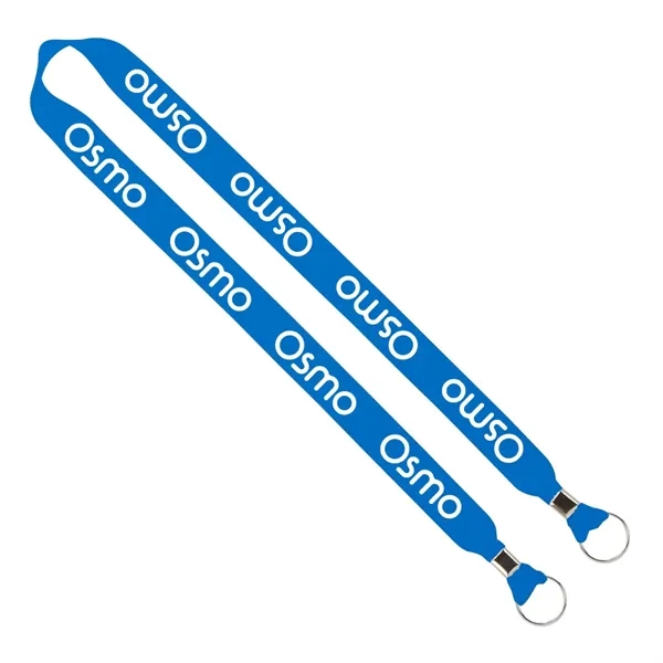 Import Rush 1" Polyester 2-Ended Lanyard with Crimps - Image 4