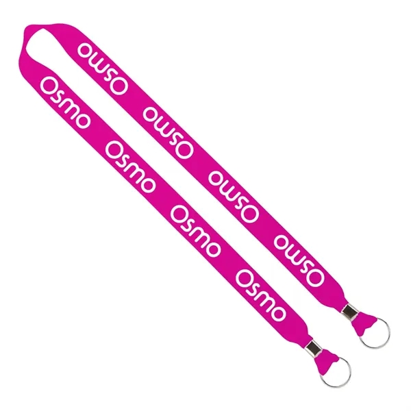 Import Rush 1" Polyester 2-Ended Lanyard with Crimps - Image 8