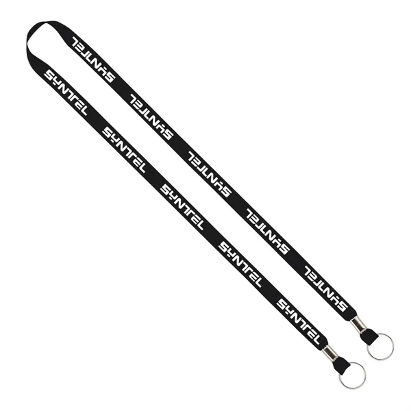 Import Rush 1/2" Polyester 2-Ended Lanyard with Crimps - Image 3
