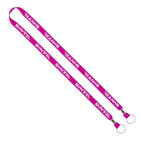 Import Rush 1/2" Polyester 2-Ended Lanyard with Crimps - Image 8