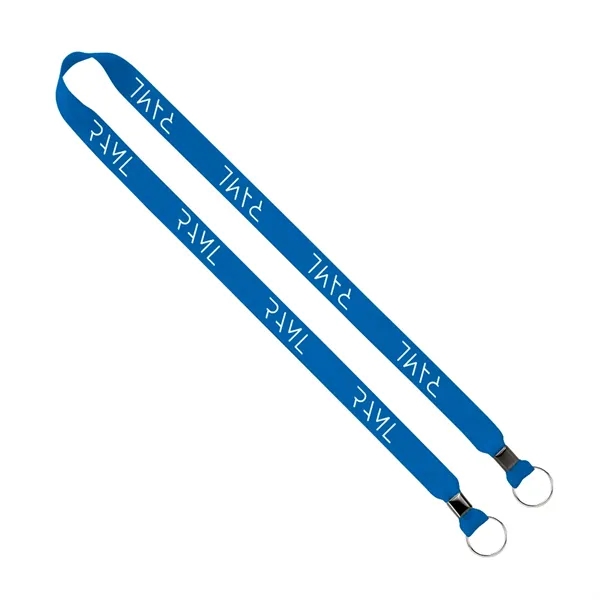 Import Rush 3/4" Polyester 2-Ended Lanyard with Crimps - Image 4