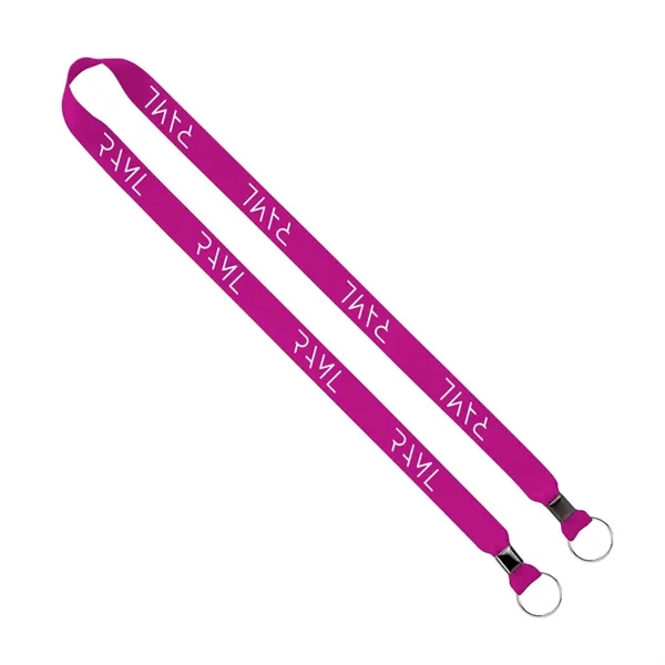 Import Rush 3/4" Polyester 2-Ended Lanyard with Crimps - Image 8