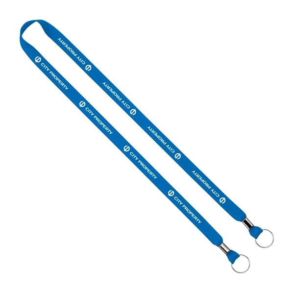 Import Rush 5/8" Polyester 2-Ended Lanyard with Crimps - Image 4