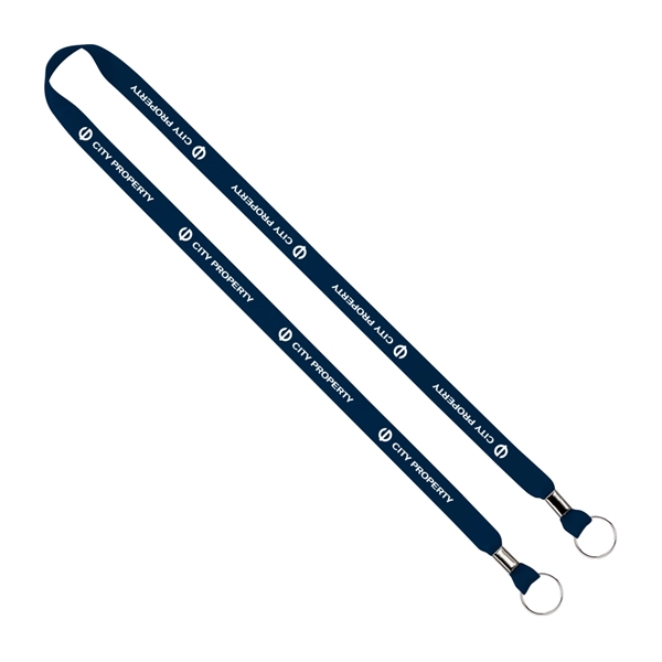 Import Rush 5/8" Polyester 2-Ended Lanyard with Crimps - Image 9