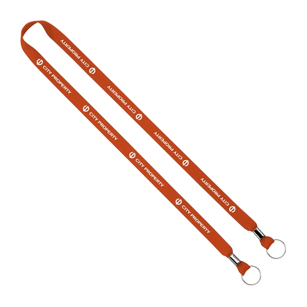 Import Rush 5/8" Polyester 2-Ended Lanyard with Crimps - Image 10