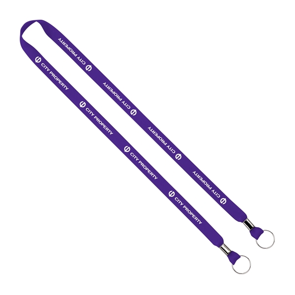 Import Rush 5/8" Polyester 2-Ended Lanyard with Crimps - Image 11