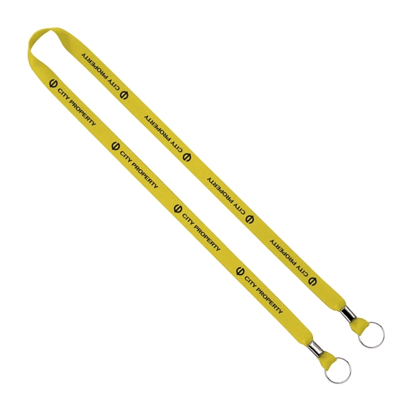 Import Rush 5/8" Polyester 2-Ended Lanyard with Crimps - Image 16