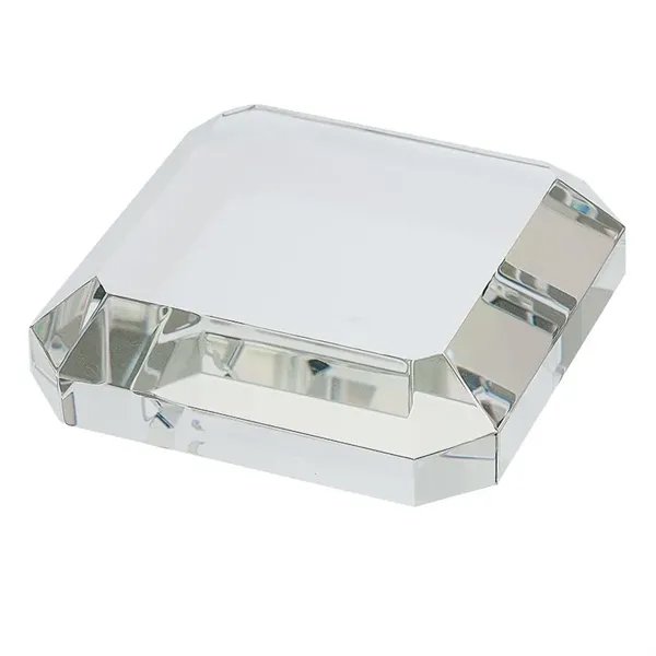 Taranto Square Crystal Paperweight - Image 4