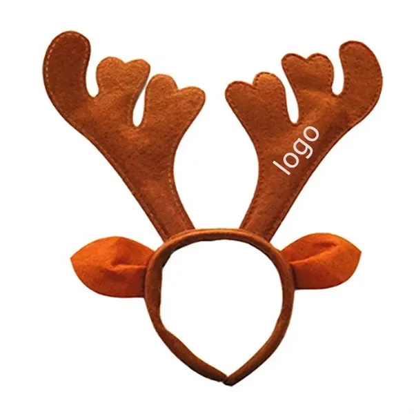 Christmas Plush Reindeer Antlers Headband