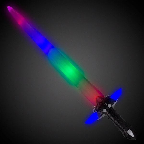 Light Up Sword with Black Handle - Image 3