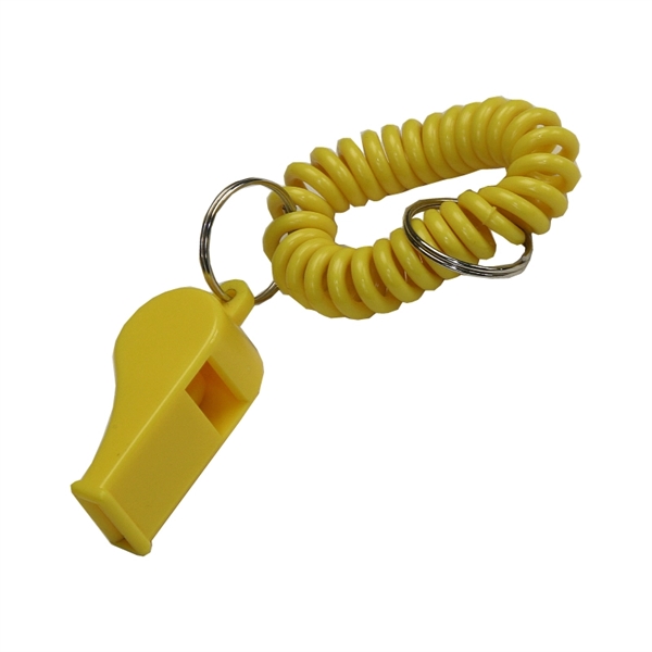 Wrist Coil With Whistle Keyring