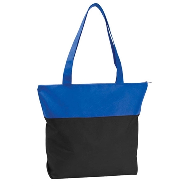 Poly Pro Two-Tone Zippered Tote - Image 3