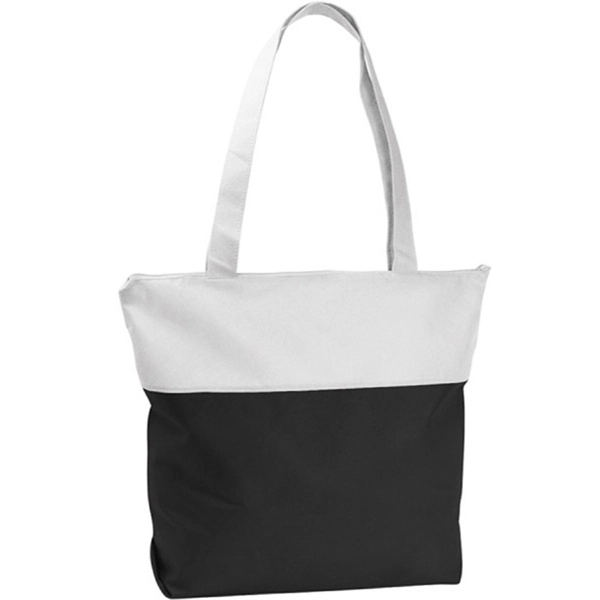 Poly Pro Two-Tone Zippered Tote - Image 4