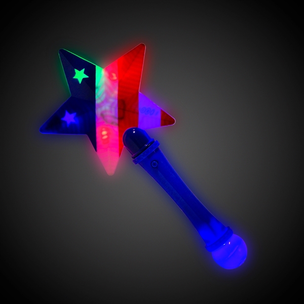 LED Flashing Star Prism Wand - Image 3