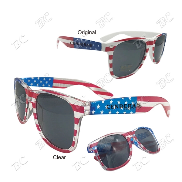 Patriotic Custom Sunglasses - Image 1