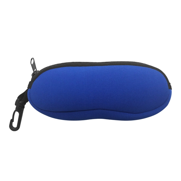 Zippered Eyeglass/Sunglasses Pouch with Carabiner - Image 3