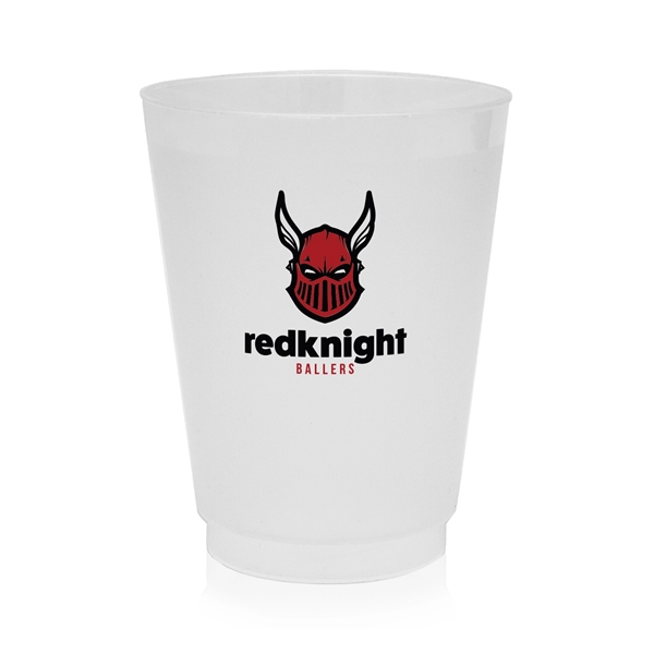16 oz. Court Side Frosted Plastic Stadium Cups - Image 3