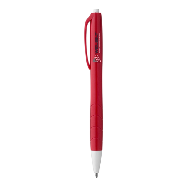 Bold Color Plastic Ballpoint Pen - Image 5