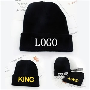 Knitted promotion cap for winter